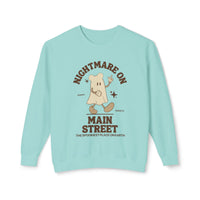 Nightmare on Main Street Unisex Lightweight Comfort Colors Crewneck Sweatshirt