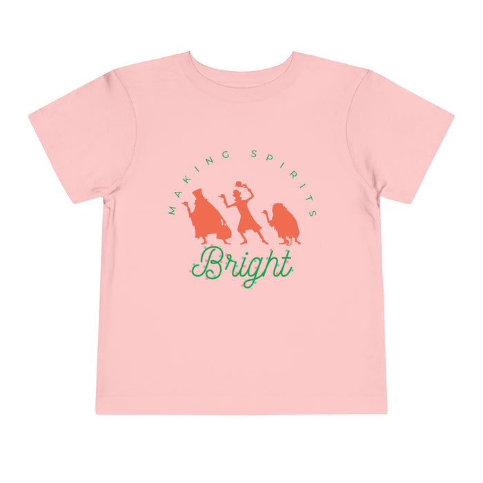 Making Spirits Bright Bella Canvas Toddler Short Sleeve Tee