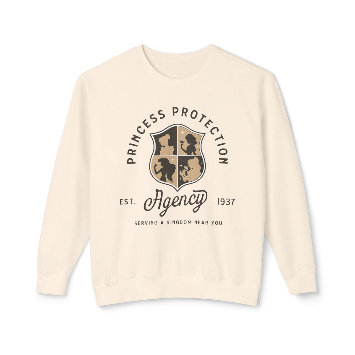 Princess Protection Agency Unisex Lightweight Comfort Colors Crewneck Sweatshirt