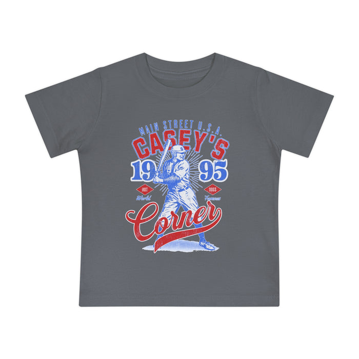 Casey’s Corner Distressed Bella Canvas Baby Short Sleeve T-Shirt