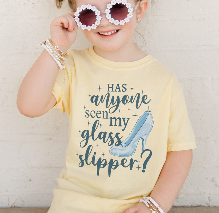 Has Anyone Seen My Glass Slipper? Comfort Colors Youth Midweight Tee