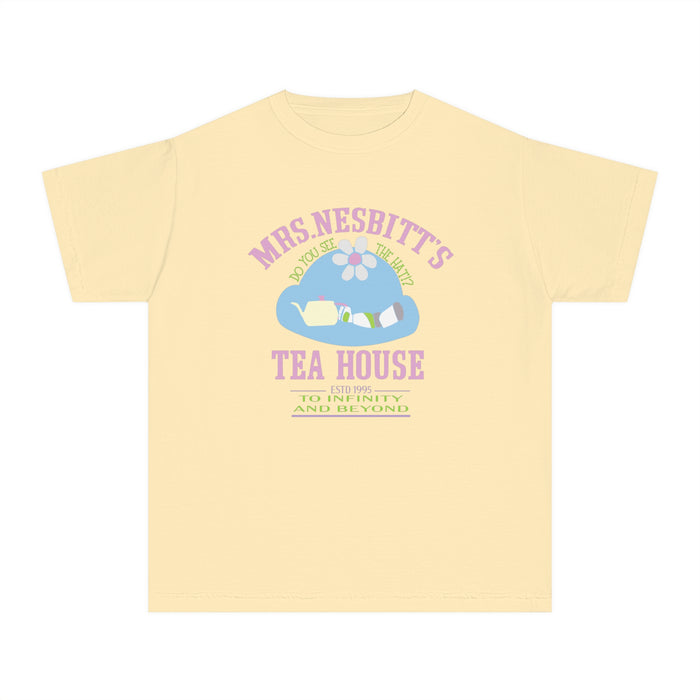 Mrs. Nesbitt’s Tea House Comfort Colors Youth Midweight Tee