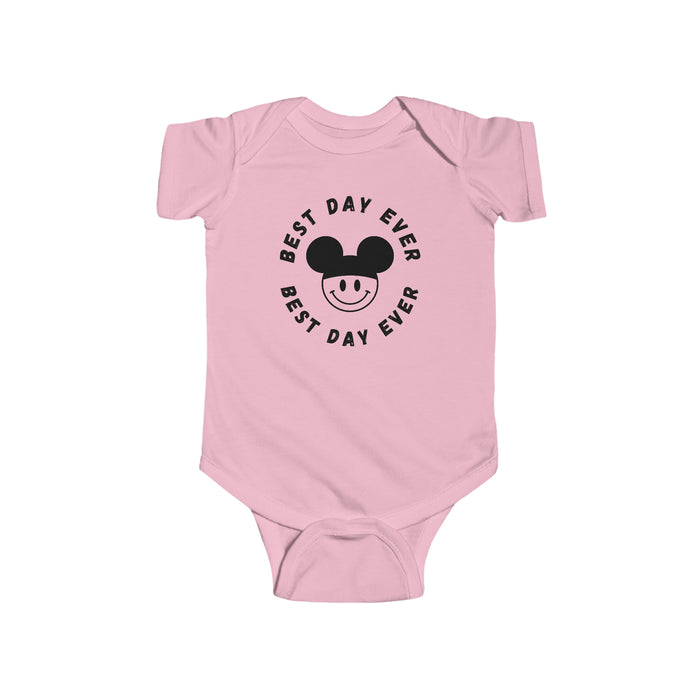 Best Day Ever Rabbit Skins Infant Fine Jersey Bodysuit