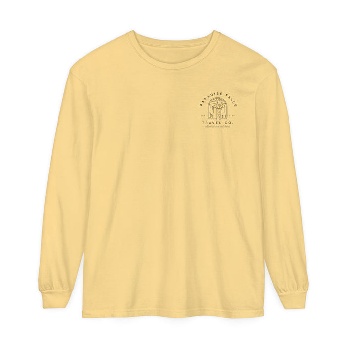 Paradise Falls Comfort Colors Unisex Garment-dyed Long Sleeve T-Shirt