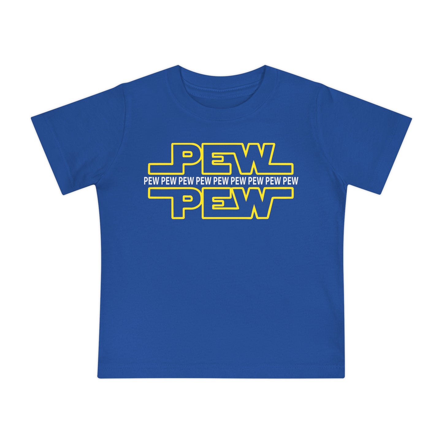 PEW PEW PEW Bella Canvas Baby Short Sleeve T-Shirt