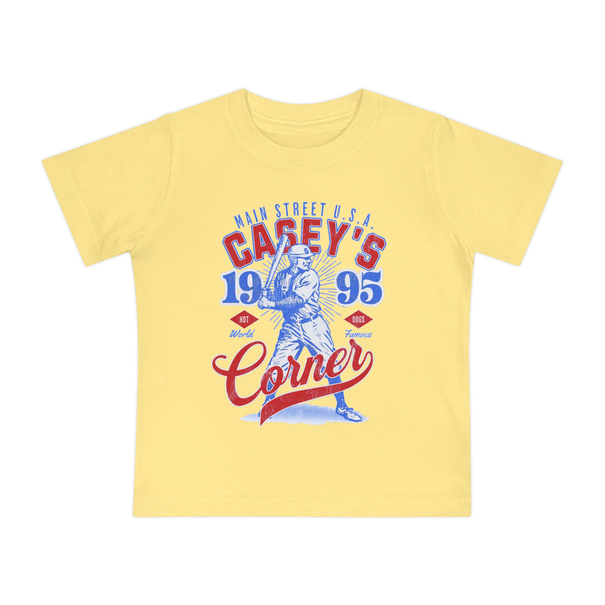 Casey’s Corner Distressed Bella Canvas Baby Short Sleeve T-Shirt