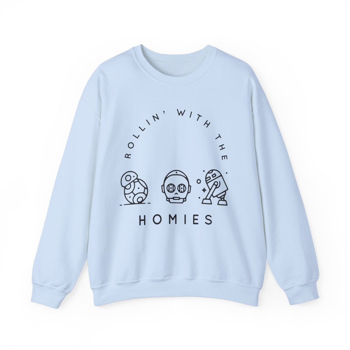 Rollin’ With The Homies Gildan Unisex Heavy Blend™ Crewneck Sweatshirt
