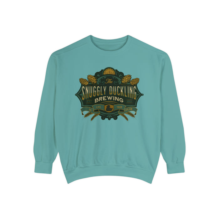 The Snuggly Duckling Brewing Comfort Colors Unisex Garment-Dyed Sweatshirt