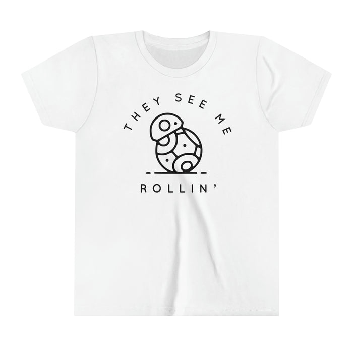 They See Me Rollin' Bella Canvas Youth Short Sleeve Tee