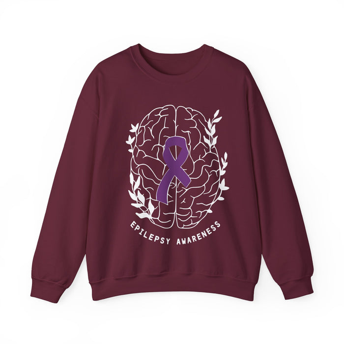 Epilepsy Awareness Gildan Unisex Heavy Blend™ Crewneck Sweatshirt