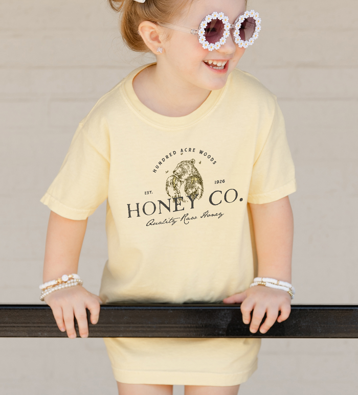 Hundred Acre Woods Honey Co. Comfort Colors Youth Midweight Tee