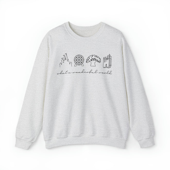 What a Wonderful World Gildan Unisex Heavy Blend™ Crewneck Sweatshirt