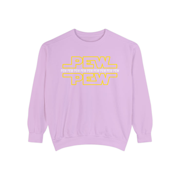 PEW PEW PEW Comfort Colors Unisex Garment-Dyed Sweatshirt