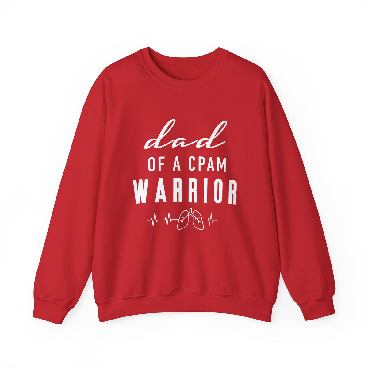 Dad of a CPAM Warrior Gildan Unisex Heavy Blend™ Crewneck Sweatshirt