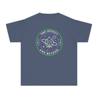 Two Infinity And Beyond Comfort Colors Youth Midweight Tee