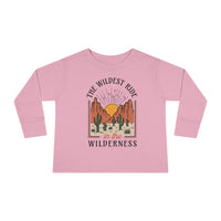 The Wildest Ride In The Wilderness Rabbit Skins Toddler Long Sleeve Tee