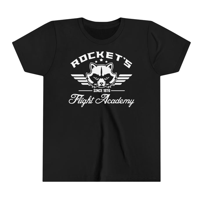 Rocket's Flight Academy Post Bella Canvas Youth Short Sleeve Tee