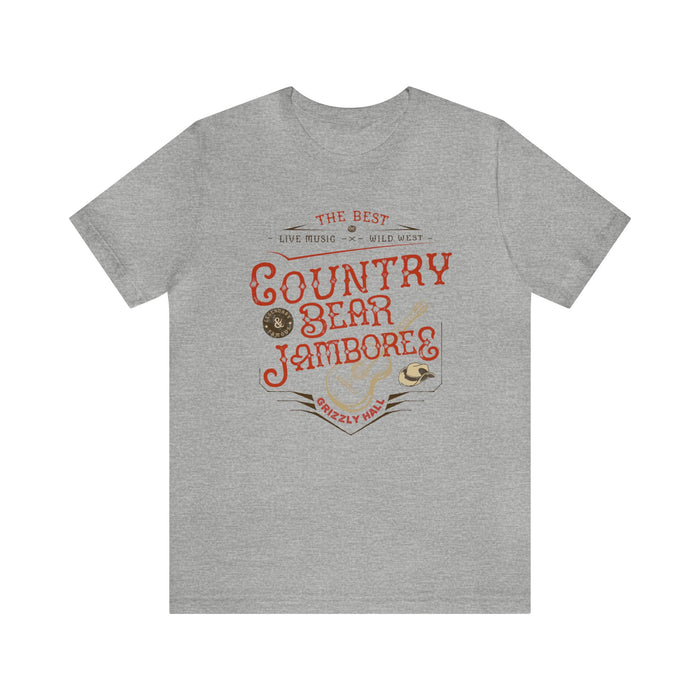 Country Bear Jamboree Bella Canvas Unisex Jersey Short Sleeve Tee