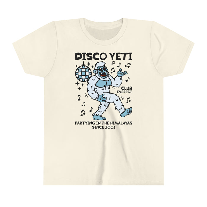 Disco Yeti Bella Canvas Youth Short Sleeve Tee