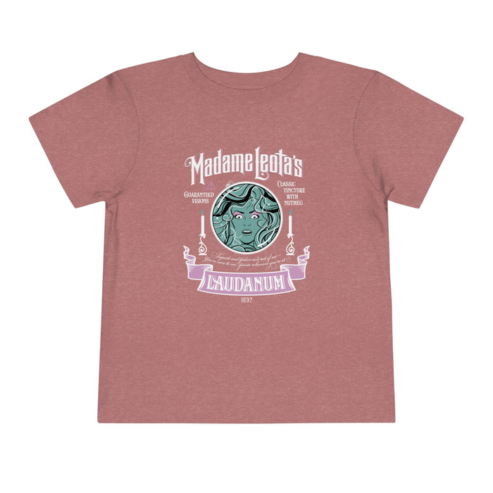 Madame Leota’s Laudanum Teal Bella Canvas Toddler Short Sleeve Tee