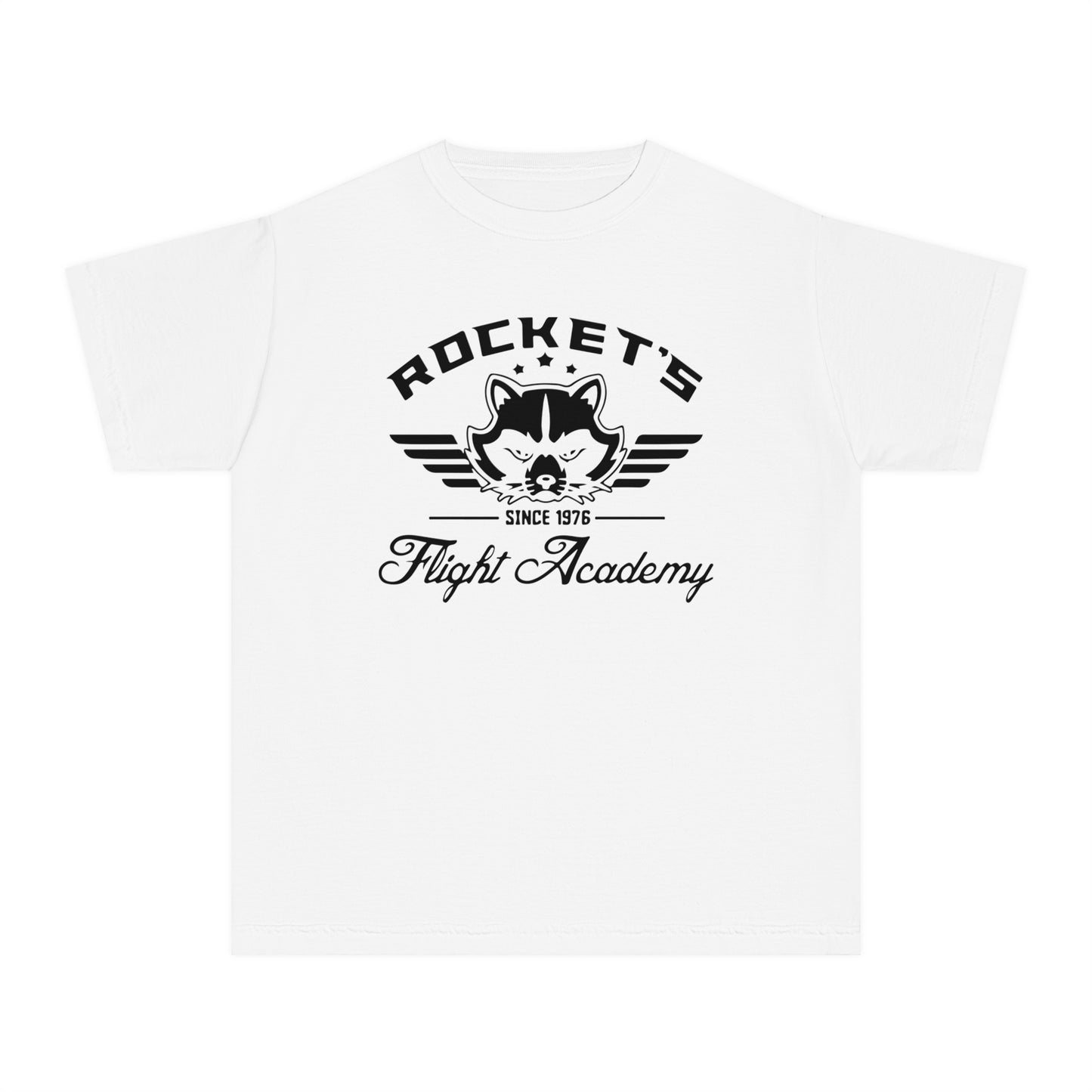 Rocket's Flight Academy Comfort Colors Youth Midweight Tee