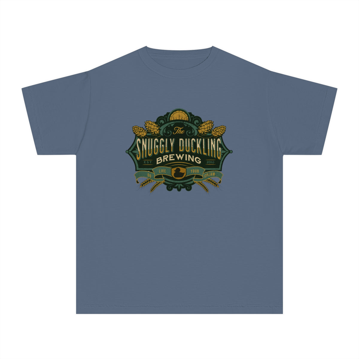 The Snuggly Duckling Brewing Comfort Colors Youth Midweight Tee