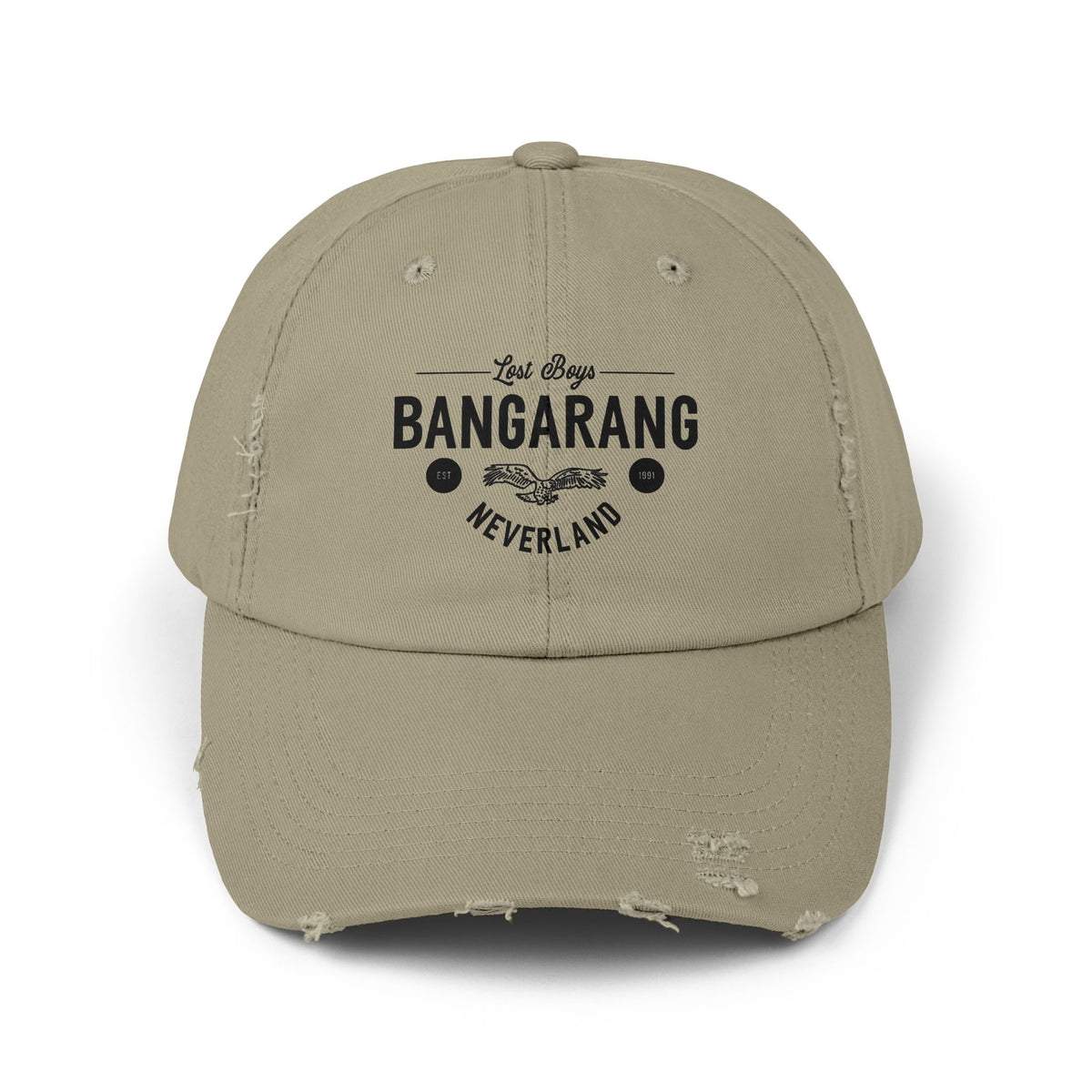 Bangarang Embroidered Unisex Distressed Cap