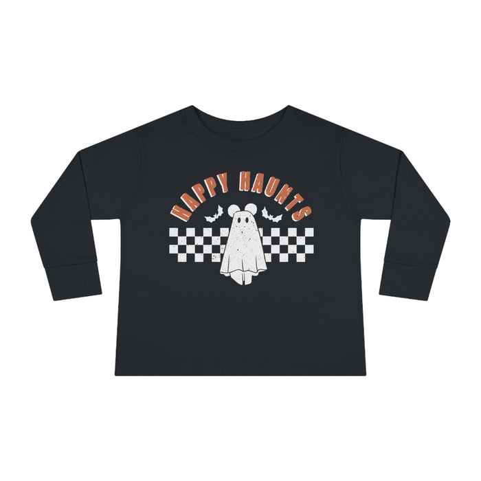 Happy Haunts Rabbit Skins Toddler Long Sleeve Tee