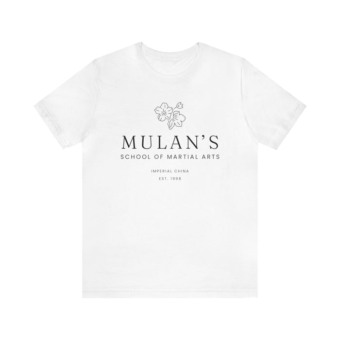 Mulan's School of Martial Arts Bella Canvas Unisex Jersey Short Sleeve Tee