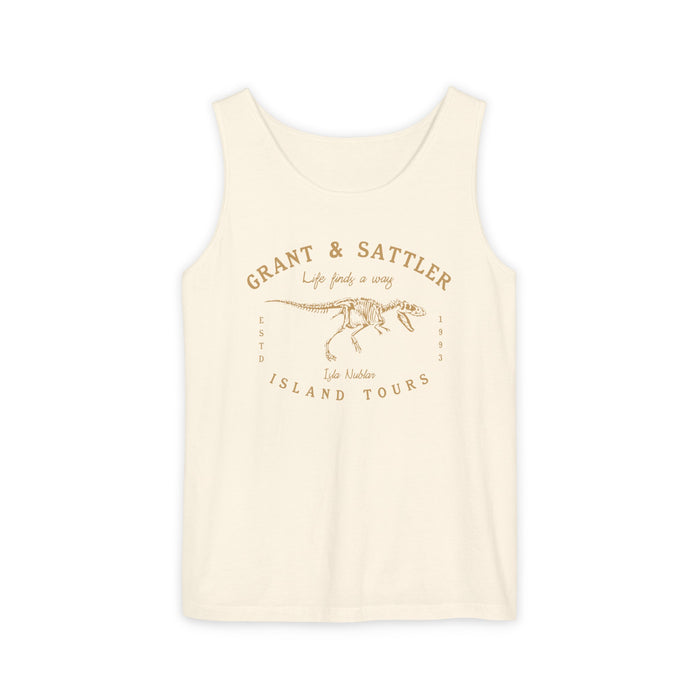 Grant & Sattler Island Tours Unisex Comfort Colors Garment-Dyed Tank Top