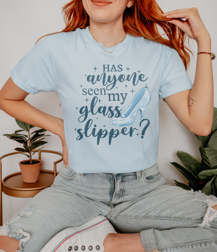 Has Anyone Seen My Glass Slipper? Comfort Colors Unisex Garment-Dyed T-shirt