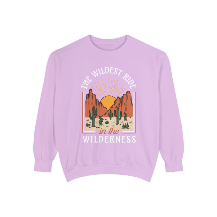 The Wildest Ride In The Wilderness Comfort Colors Unisex Garment-Dyed Sweatshirt