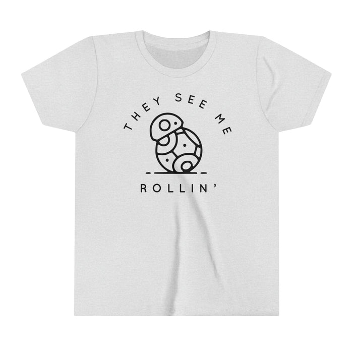 They See Me Rollin' Bella Canvas Youth Short Sleeve Tee