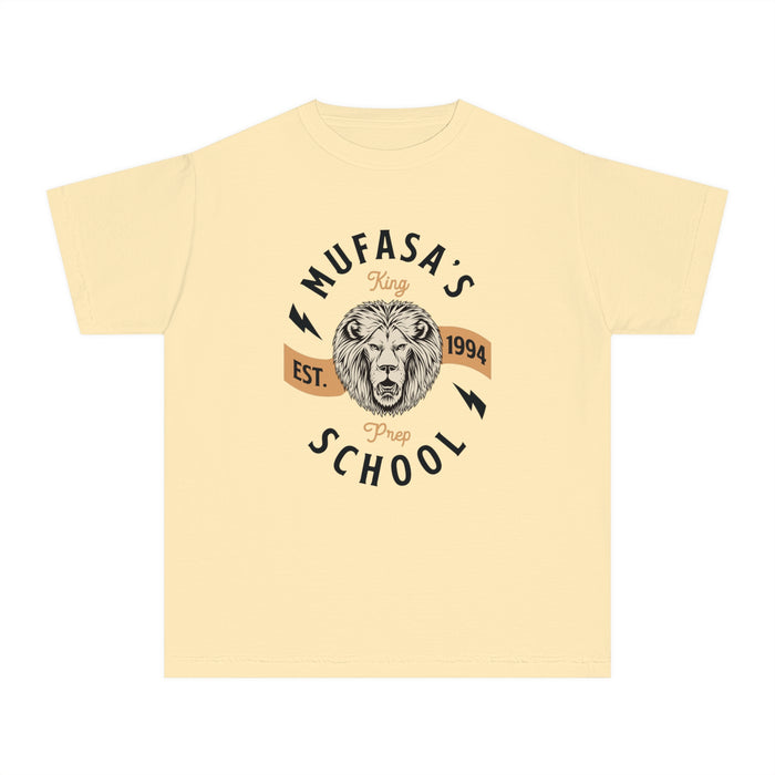 Mufasa's Prep School Comfort Colors Youth Midweight Tee