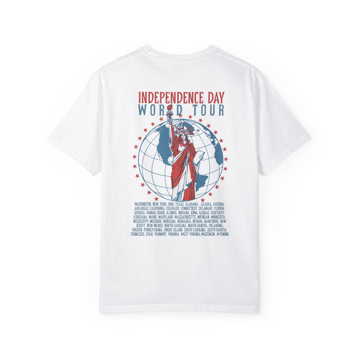 Independence Day World Tour Comfort Colors Unisex Garment-Dyed T-shirt