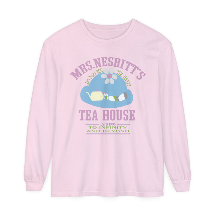 Mrs. Nesbitt’s Tea House Comfort Colors Unisex Garment-dyed Long Sleeve T-Shirt