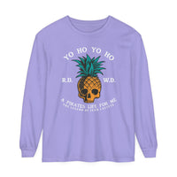 Yo Ho Pirates Life For Me Comfort Colors Unisex Garment-dyed Long Sleeve T-Shirt