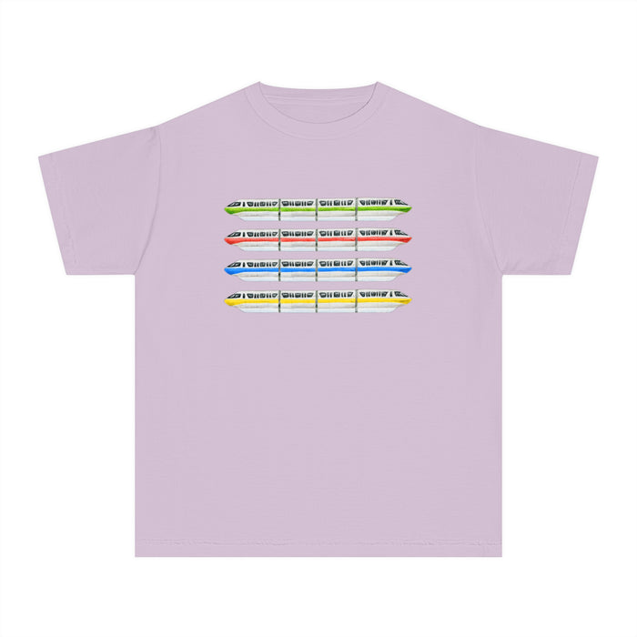 Monorails Comfort Colors Youth Midweight Tee