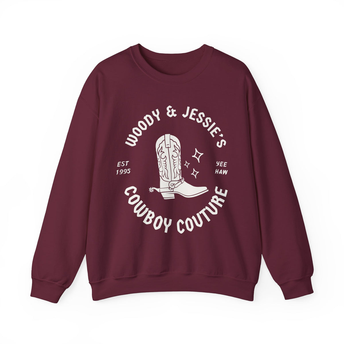 Woody & Jessie's Cowboy Couture Gildan Unisex Heavy Blend™ Crewneck Sweatshirt