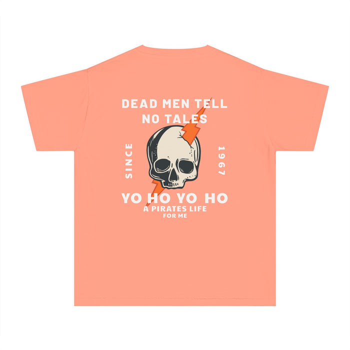 Dead Men Tell No Tales Comfort Colors Youth Midweight Tee