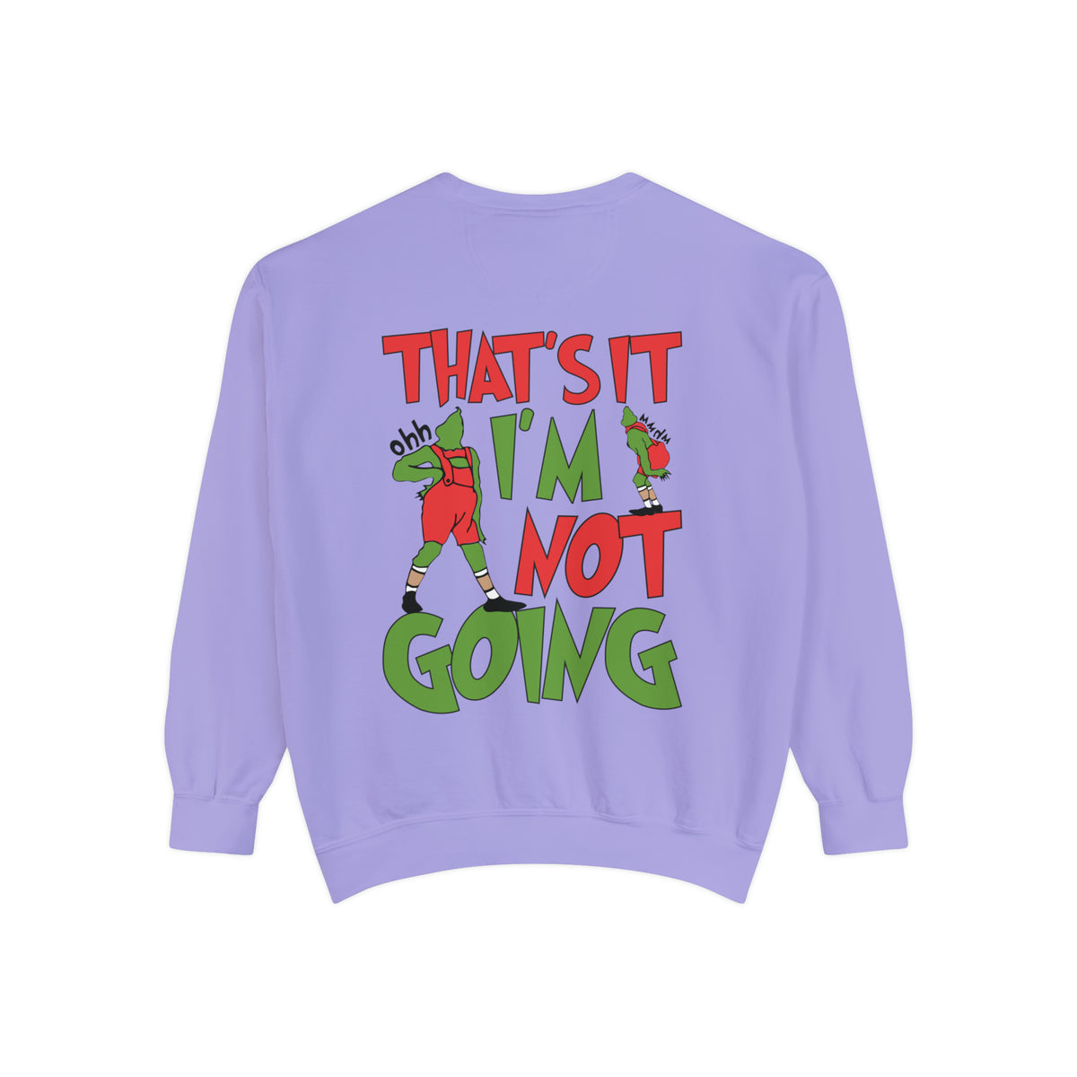 That's It I'm Not Going Comfort Colors Unisex Garment-Dyed Sweatshirt