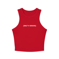 Walt's Version Women's Micro Rib Racer Tank Top