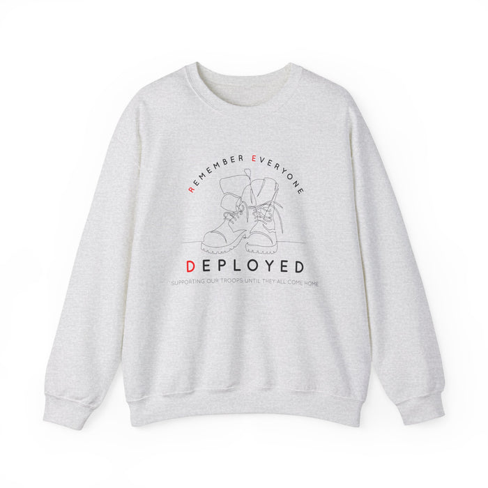 Remember Everyone Deployed R.E.D. Gildan Unisex Heavy Blend™ Crewneck Sweatshirt