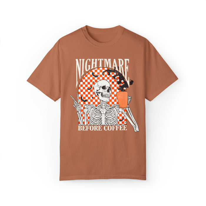 Nightmare Before Coffee Comfort Colors Unisex Garment-Dyed T-shirt