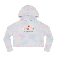 Florida It's One Hell of a Drug Women’s Cropped Hooded Sweatshirt