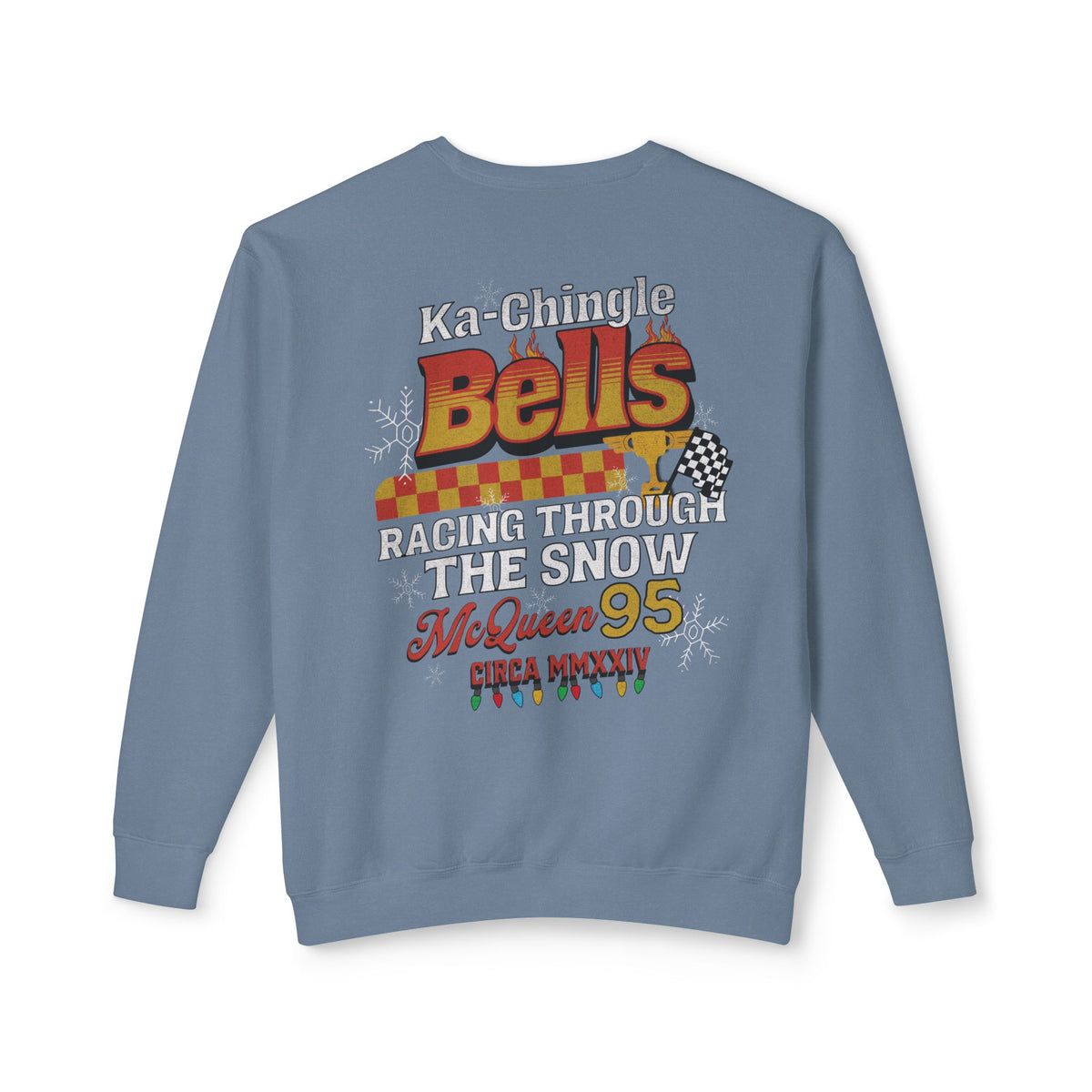 Ka-Chingle Bells Unisex Lightweight Comfort Colors Crewneck Sweatshirt