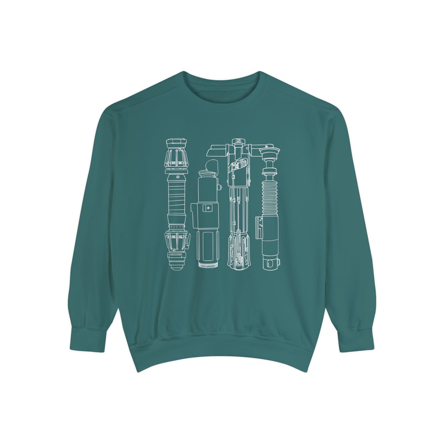 Lightsabers Comfort Colors Unisex Garment-Dyed Sweatshirt