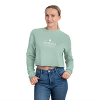 Florida It's One Hell Of A Drug Women's Bella Canvas Cropped Sweatshirt