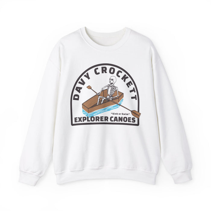 Davy Crockett Explorer Canoes Gildan Unisex Heavy Blend™ Crewneck Sweatshirt