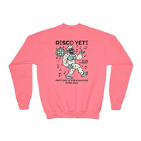 Disco Yeti Gildan Youth Crewneck Sweatshirt